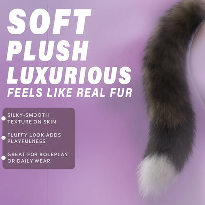 Anal Plug Sexy Fox Tail Vaginal Plug Dildo Masturbation Anal Vibrator Prostate Massager Female Masturbator Anal Masturbating