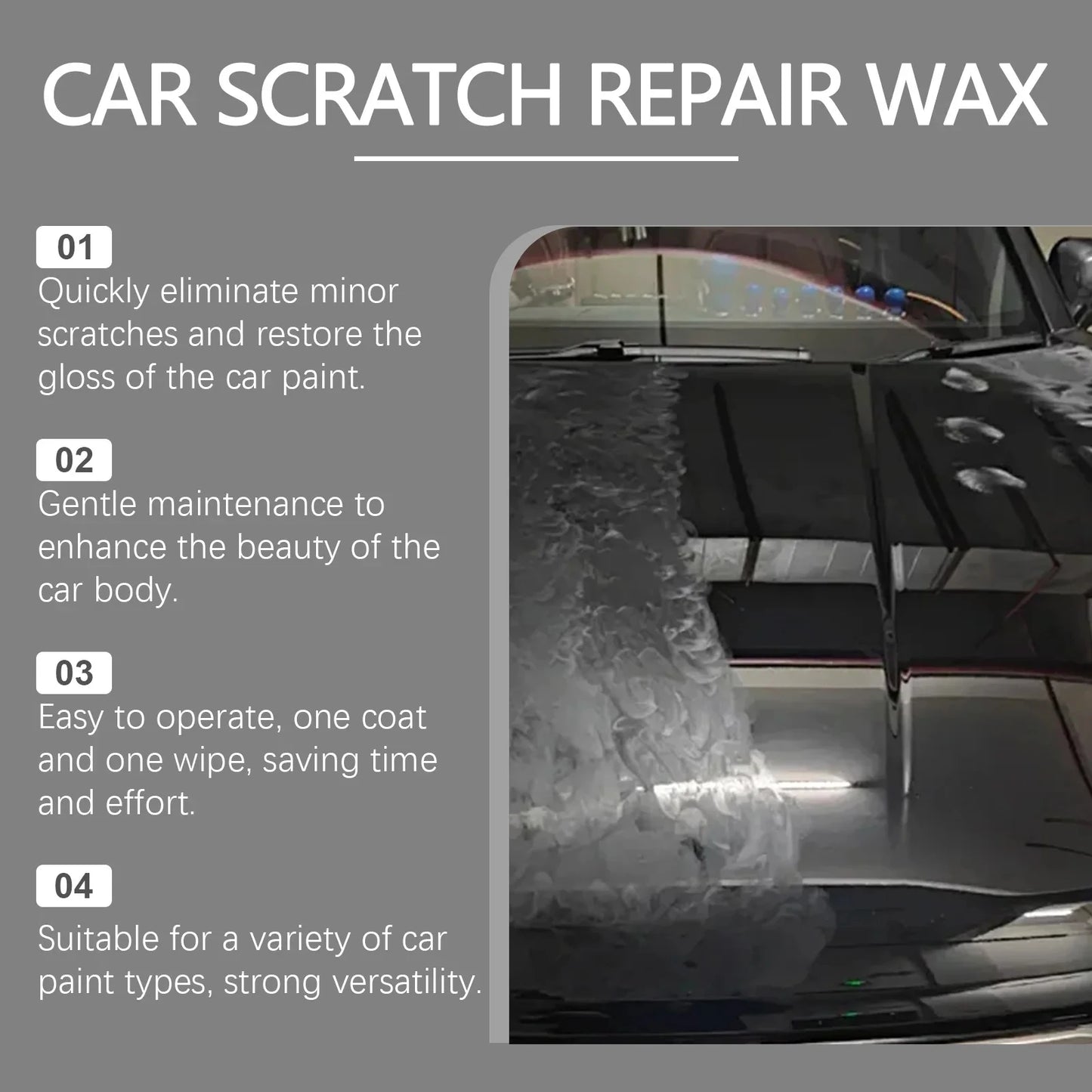 Car Scratch Remover for Autos Body Paint Scratch Care Auto Car Care Polishing and Polishing Compound Paste Car Paint Repair