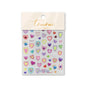 1pcs 5D Kawaii Jelly Nail Art Stickers Cute Jellyfish Self Adhesive Nail Art Decorations Stickers DIY Cartoon Manicure Decals