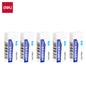 Deli 2B White Erasers Soft PVC Mess-Free Clean Rubber for Pencils Exam Office School Sketching Art Supplies