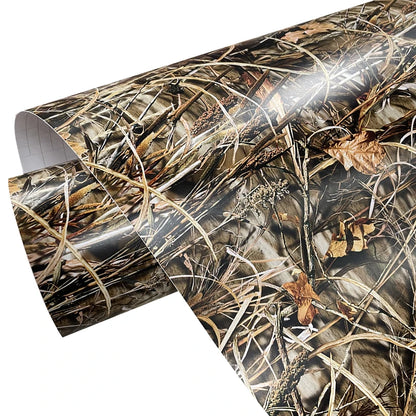 Premium Shadow Grass Blades Camouflage Vinyl Wrap Film Roll DIY Self Adhesive Decal Sticker Automotive Car Wrapping Foil
