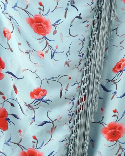 2026 Women Satin Floral Print Halter Neck Dress Fringe Trim Asymmetrical Hem Party Maxi Dress for Beach Vacation