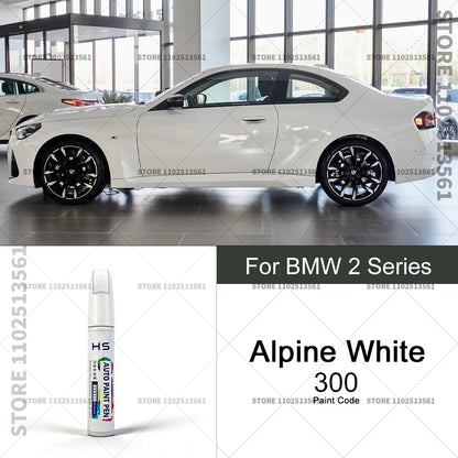 For 2014-2025 BMW 2 Series Scratch Removal and Paint Repair Pen Alpine White 300 490 Black Saphi Blue Gray  Portimao Blue