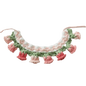 Neck Accessories Orchid Bell Flower Knitted Pet Collar Patchwork Sweet Pet Drool Scarf Lace-up Pet Drool Bib Cats