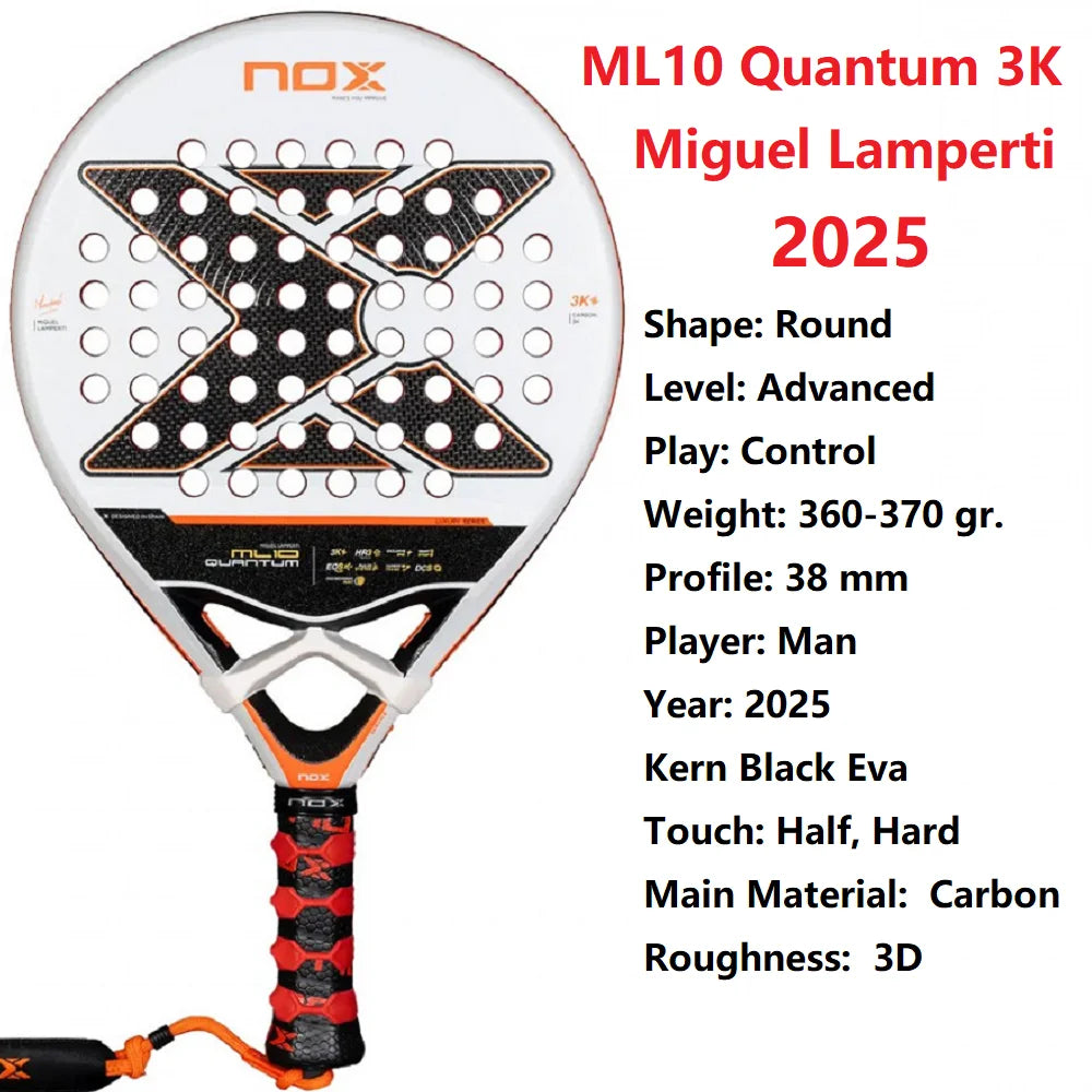 Nox 3D Carbon Fiber Power Racket, Stereo Structure Rebuild Tennis Hit Experience, Immersive Advanced Court, Tech Enabled 2023-26