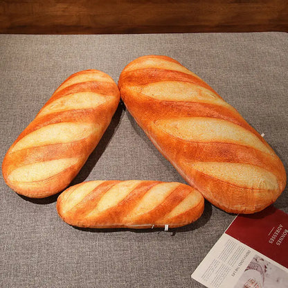 French Bread Plush Pillow Stuffed Printing Images Food Plushie Peluche Party Prop Decor Sleeping Companion Man Gift