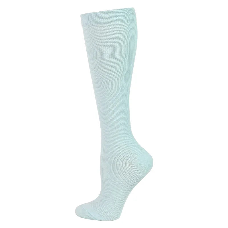 New Men Women Compression Socks for Leggings Running Marathon Pressure Soccer Adult Socks Network Red Pressure Nurse Men Socks