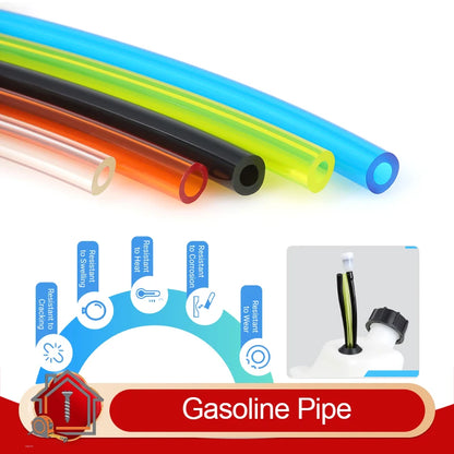 2/5/10m Fuel Gas Hose ID 2mm 2.5mm 3mm 4mm 5mm 6mm 7mm TPU Petrol Pipe for Motorcycle Car Oil Resistant Fuel Pipes