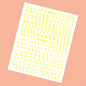 1Pcs 3D Alphabet Nail Sticker Laser Silver/Gold 26 English Letters Nail Art Decals Self Adhesive Manicure 8*10cm Letter Sticker