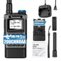 QUANSHENG K1 Air Band Walkie Talkie Wireless Copy Frequency Meter Type-C Charging NOAA Multi-Band Portable Two Way Radio UV