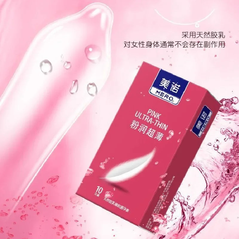 10pcs Lasting Plus Condom Sex Toys For Adult Men Delayed Ejaculation Penis Sleeves Ultra Thin Rubber Condoms Hotel Sex Products