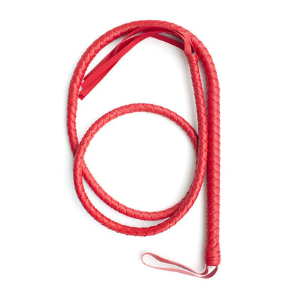 1.8M Long Faux Leather Bondage Whip Handle Riding Crop Fetish Flogger Sexy BDSM Toys for Adult Woman Halloween Costume Accessory