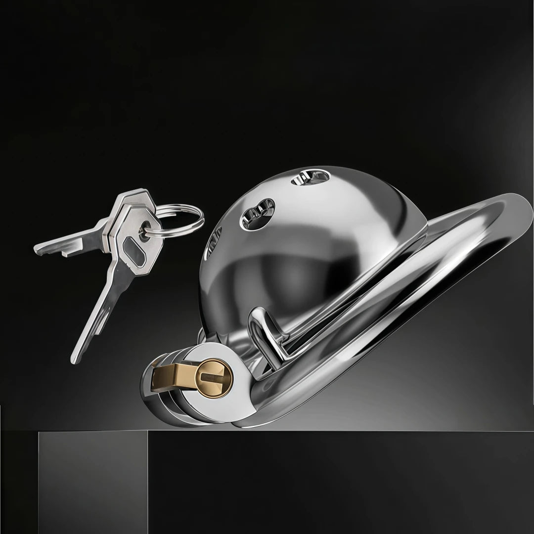 Male Super Mini Stainless Steel Chastity Cage Breathable Hole Lock Cock Ring BDSM Bondage Sissy Gay Adult Toy 18+