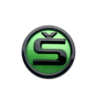 80/90/100mm Car Front Grille Hood Emblem Rear Trunk Badge Sticker For Skoda S Logo Octavia Fabia Superb Kamiq Kodiaq VRS Rapid