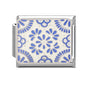 Fashion Drip Glaze Blue Eyes Colorful Butterfly Italian Charm Links Fit 9mm Stainless Steel Bracelet Jewelry DIY Making Beads