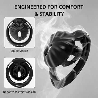 Urethral Inverted Negative Male Chastity Cage Sissy Chastity Device Cock Cage Penis Ring Invisible Lock BDSM Adult Sex Toy for M