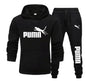 2026 Ne w Autumn and Winter Men's Pullover Hoodie and Pants Two-Piece Set Fashionable Trendy Fitness Casual Sportswear