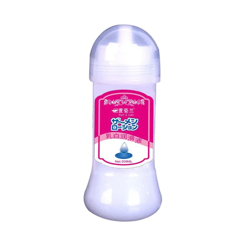 500ml 300ml 200ml Simulated Semen Lubricants For Couples penetrate Vagina Anal Adult Sex producat Milky White anal sex gay