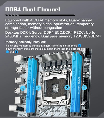 MACHINIST White X99 Motherboard Kit Set Optional Xeon E5 2640 V4 LGA 2011-3 CPU DDR4 2*8G=16GB RAM NVME/SATA M.2 PR9-H Combo