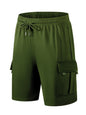 Summer Men's Sport Shorts Male Breathable Loose Multi-pockets Cargo Shorts Outdoor Jogging Fitness Casual Drawstring Mens Shorts