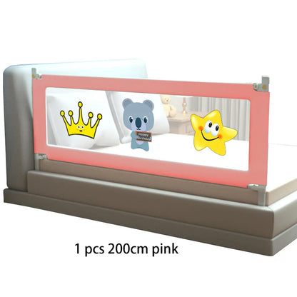 IMBABY Bed Guardrail Liftable Crib Protectors Adjustable Handrail Bed Safety Children Washable Baby Safety Bed Barrier Bumper