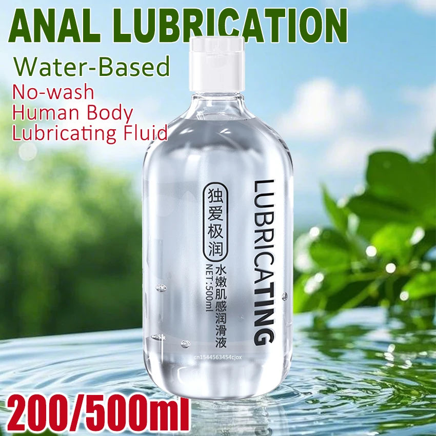 500/400ml Anal Lubrication Water-based Semen Sex Lubricant Love Gel Sex Lube Couples Gay Vaginal Oil Masturbation Toy Lubricants