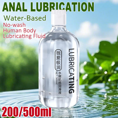 500/400ml Anal Lubrication Water-based Semen Sex Lubricant Love Gel Sex Lube Couples Gay Vaginal Oil Masturbation Toy Lubricants