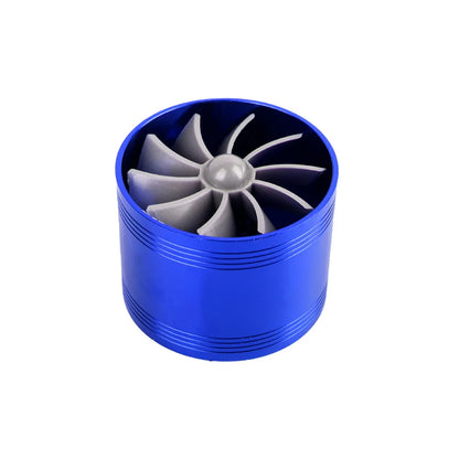 Car Air Intake Turbonator Single Fan Turbine Automobile Intake Turbo Vehicle Engine Turbocharger Power Conversion Accessories