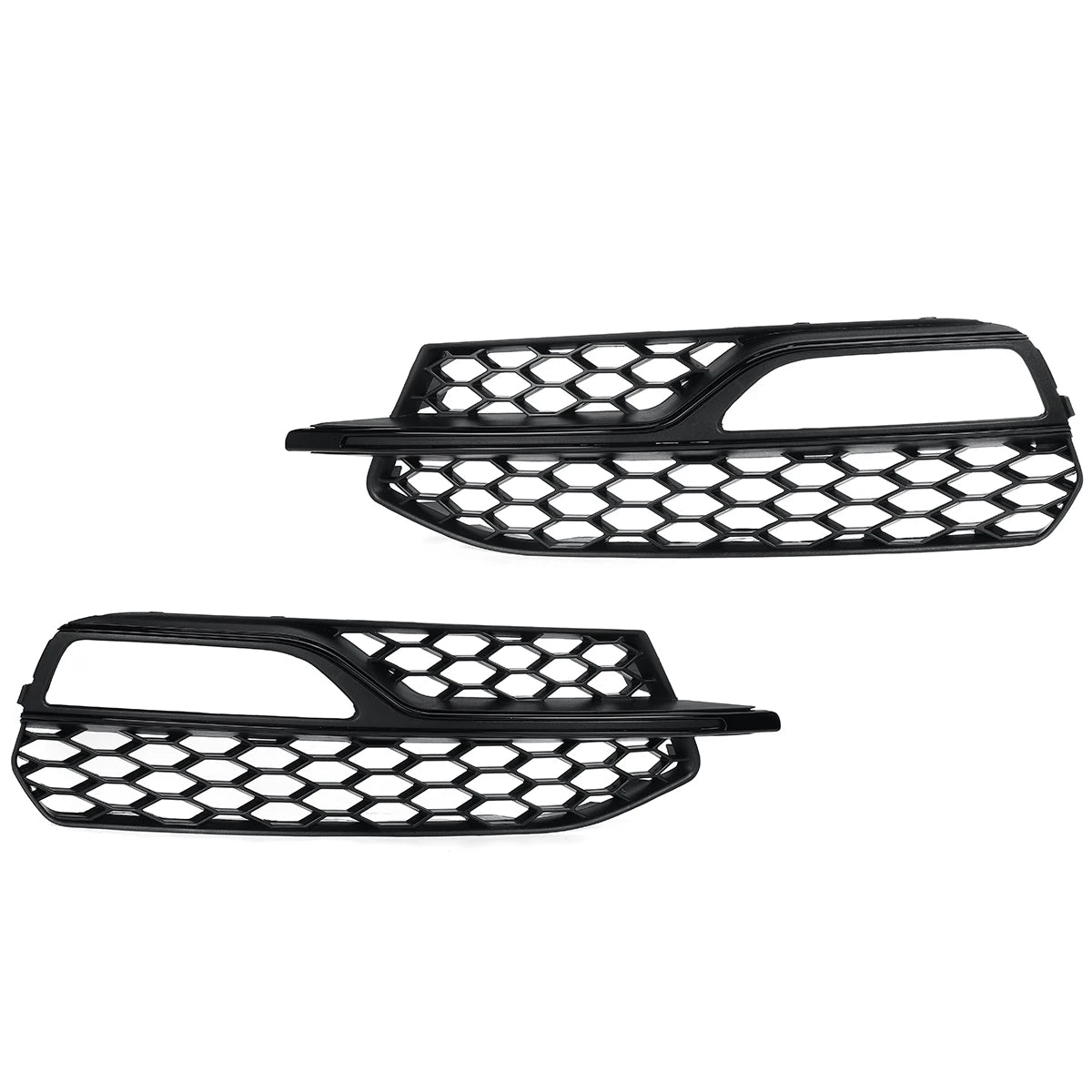 For Audi A3 S-Line S3 2014 2015 2016 Pair Car Front Bumper Fog Light Grille Cover Honeycomb Mesh Fog Lamp Cover Racing Grill