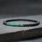 New Minimalist 4mm Bead Bracelet Unisex Emperor Onyx Small Stone Braclet Meditation Yoga Strand Braslet Couple Brazalete Pulsera