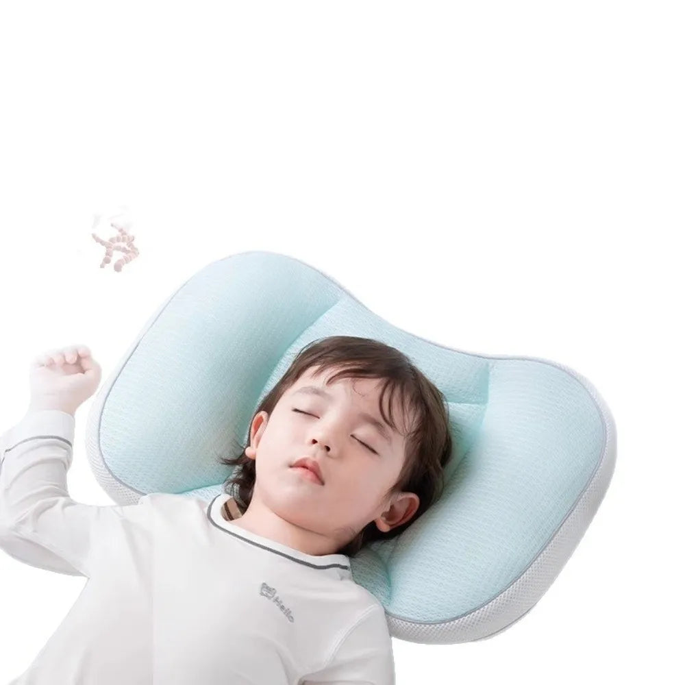 New Reversible Pillow Breathable Comfortable Newborn Pillow Green Soft Sleep Pillow Children