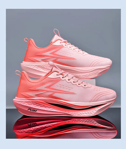 Men Running Shoes Speciality Marathon Sports Shoes Breathable Lightweight Carbon Board Women's Trend Athletic Sneakers Women
