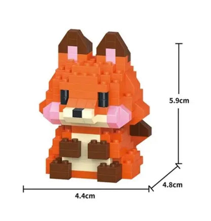 Insect Micro Animals Pet Cats Dog Building Blocks 3D Diamond Model BEE Snail Brick City Construction Toy for Children Kid Gift