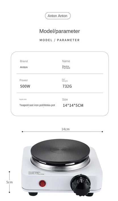 Hot Stove Tea Maker Small Heating Stove Small Electric Stove Mini Induction Cooker Mocha Coffee Stove
