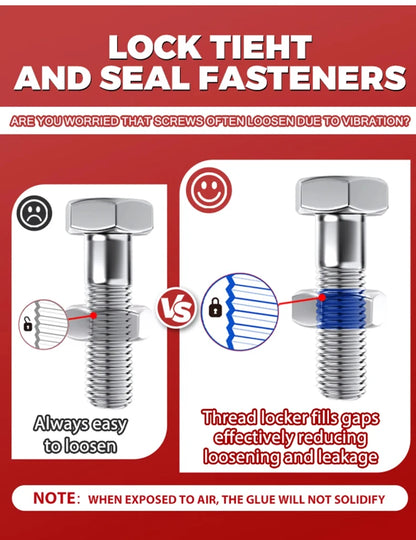 243 Blue Anaerobic Adhesive Medium Strength Threadlockers For All Metal Threaded Components Removable Waterproof 50ML