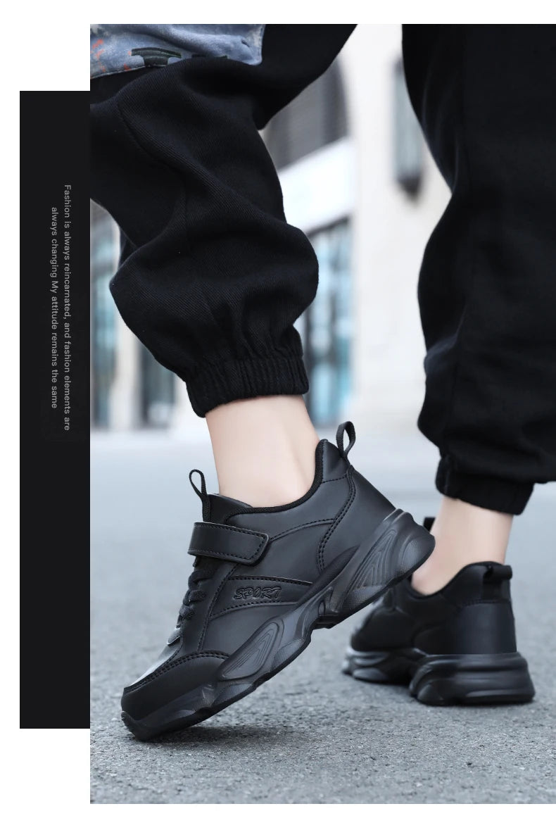 New Children's Tennis Shoes Students Scool Shoes Fashion Boy's Sport Shoes Anti-slippery Soft-soled Sneakers For Kids
