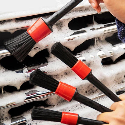 6Pcs Car Wash Care Detailing Brush Set For Cleaning Wheels Dashboards Vents And More Car Cleaning Brushes Car Accessories