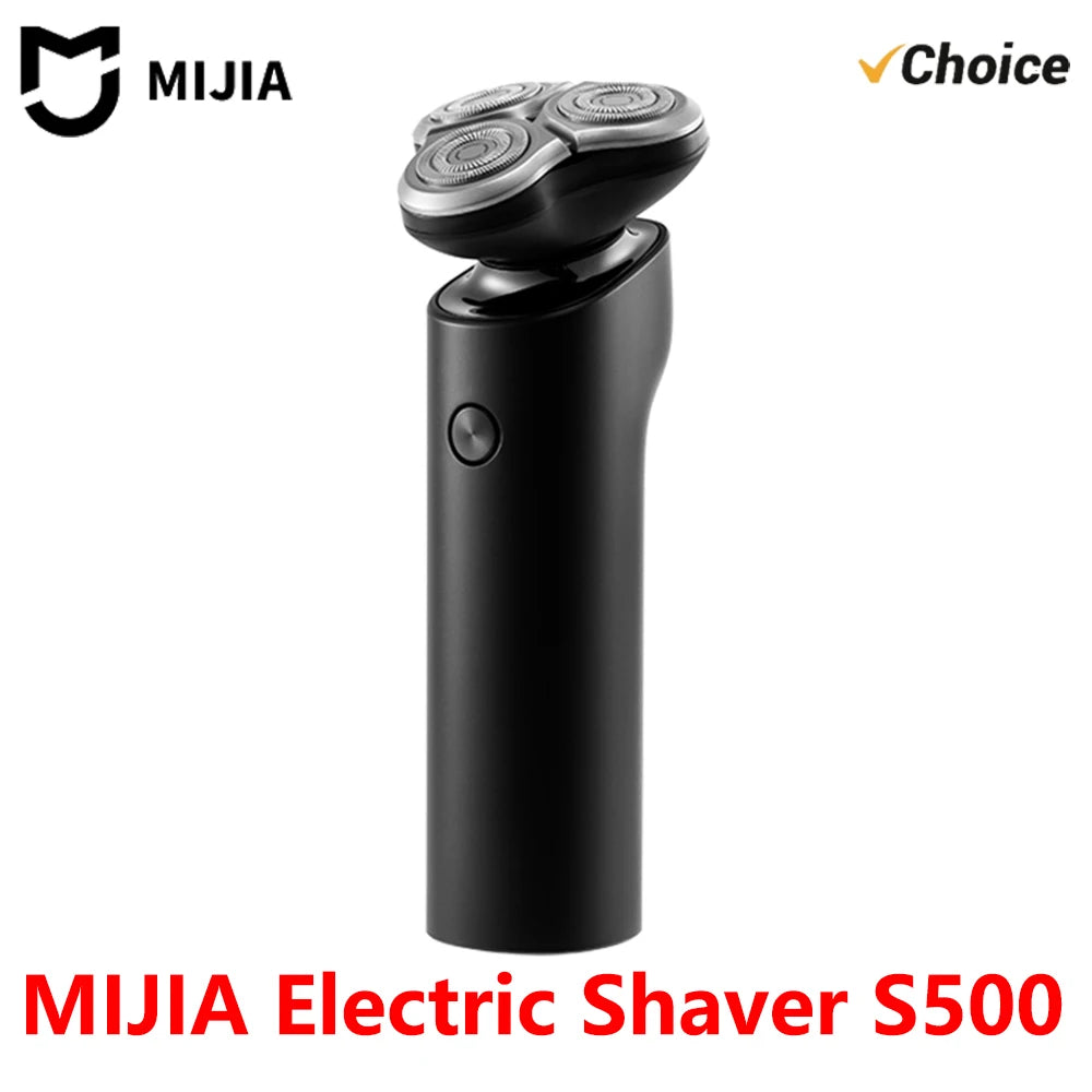 NEW MIJIA S500 Electric Shaver Clipper Triple Blade Trimmer For Men Dry Wet Shaving Washable Beard Hair Cutting Machine Razor CN