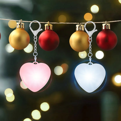 1/2/4Pcs Handbag Night Light Heart-Shape Purse Light LED Automatic Sensor Rechargeable Touch Wallet Tote Bag Mini Light Keychain