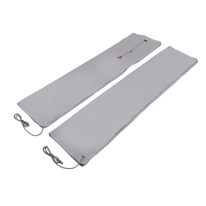 Portable Sauna Blanket 180*80cm,Heating Blanket w/ Remote Control for Relaxation Detoxification Purple/Silver/Black