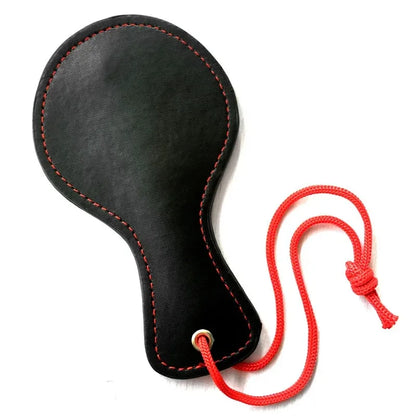 BDSM Riveted Leather Heart Spanking Paddle Flogger Whip Fetish Toy For Adult Men Women Couple 18+