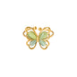 Cute Butterfly Rings For Women Gold Color Stainless Steel Geometric Opening Butterfly Ring Aesthetic Wedding Christmas Jewelry