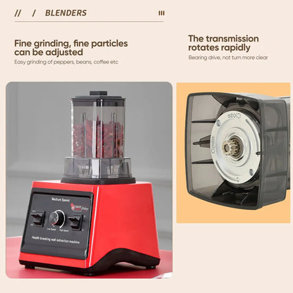 9500W Fuel Table Blender Juicer Smoothie Maker 3-In-1 0.5/1.5/3L Container Food Processor Blenderboxer for Ice Nut Fruit