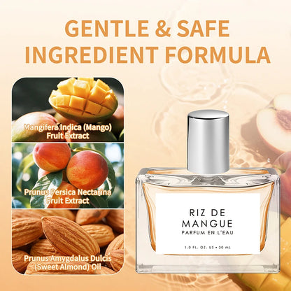 Sweet Creamy Vanilla Ice Cream Perfume, Fresh Mango Pistachio Gourmand Eau De Toilette Long-lasting Alluring Women's Fragrance