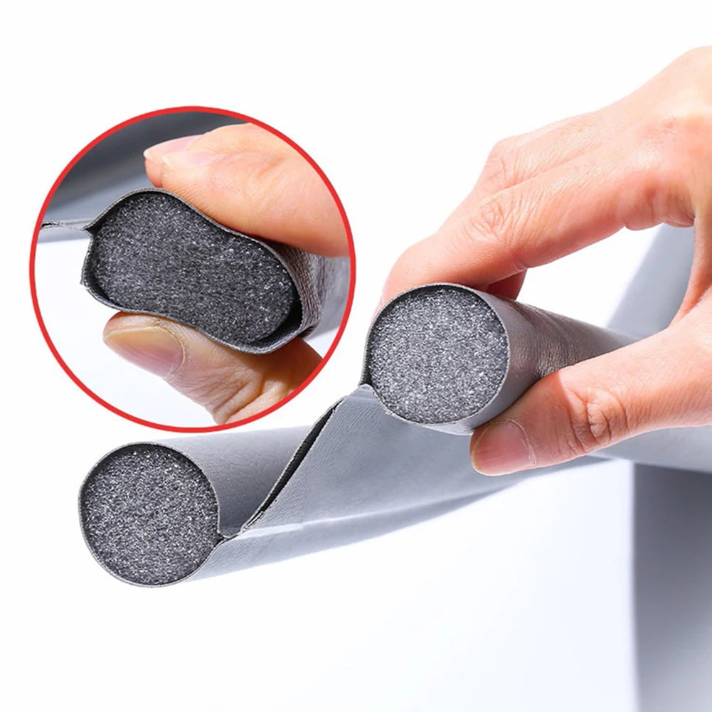 96CM Windproof Seal Strips Draught Excluder Stopper Door Bottom Guard Double Protectors Doorstop Dust-proof Blocker Sealers