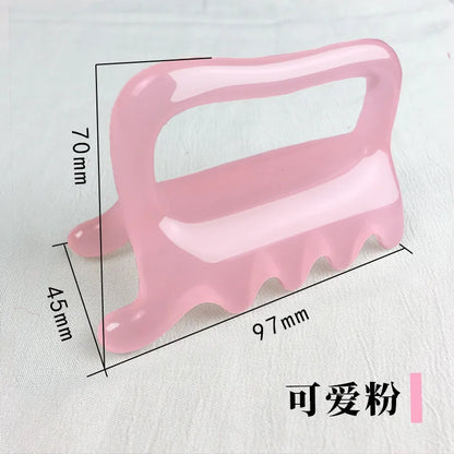 Large Fascia Massage Tool Cellulite Massager Tool for Cellulite Myofascial Release Neck Back Resin Trigger Point Massager