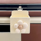 Cute Cartoon Car Outlet Air Vent Trash Box for Auto Mobile Phone Holder Pouch Organizer Auto Styling Flower Hanging Storage Bag