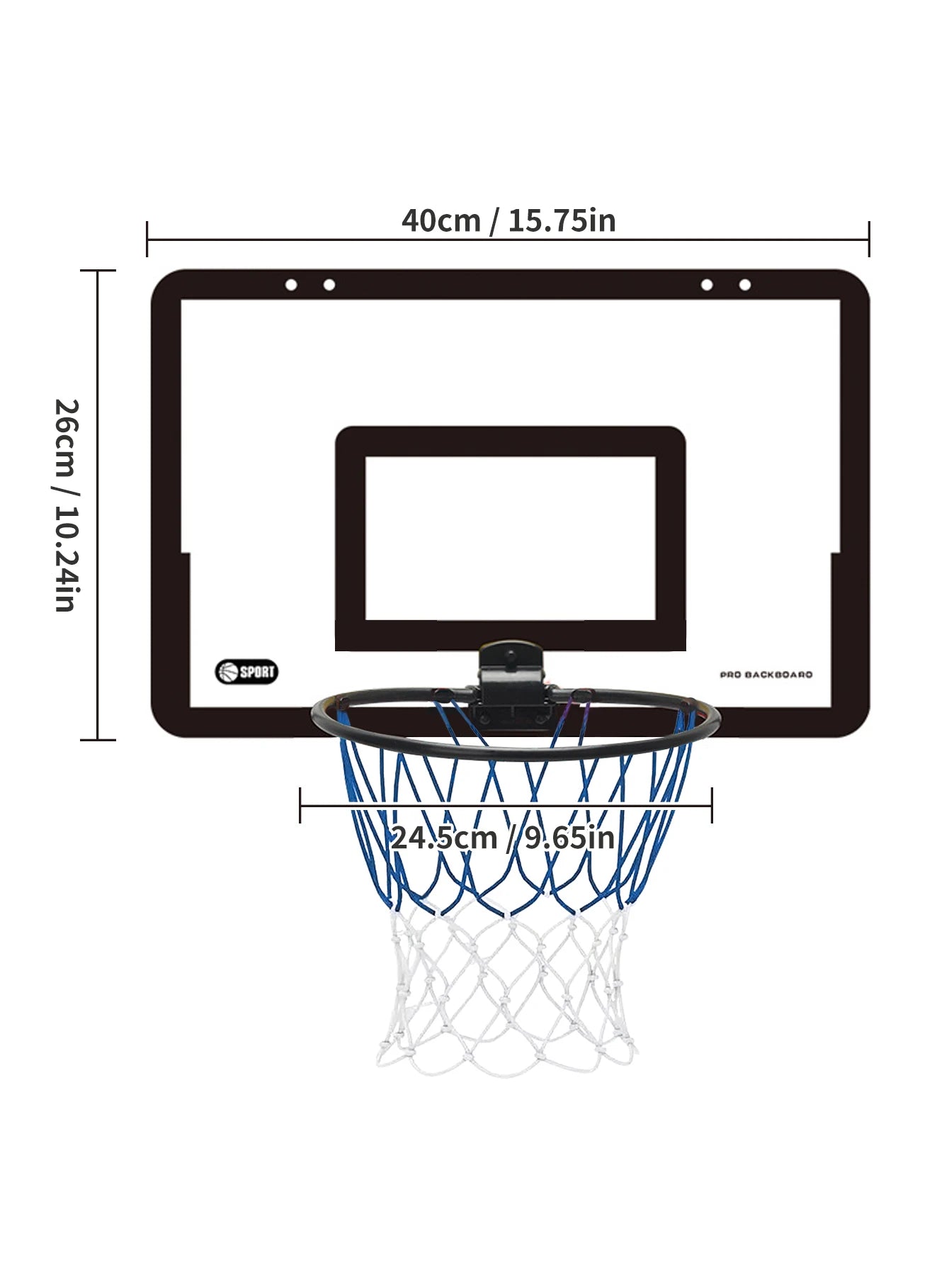 Indoor children's safety and fun games children's home sports basketball set wall bracket non perforated basketball frame