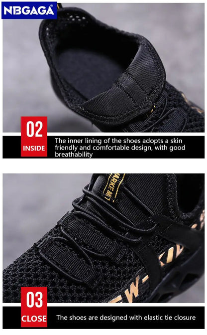 Single Net Children's Running Sneakers Breathable Lightweight Soft Non-slip Leisure Comfortable Walking Boys Girls Casual Shoes