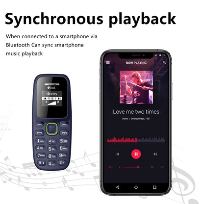SERVO BM310 0.66-inch Screen‌ Small Mobile Phones Unlocked Bluetooth Earphone Tiny Phone Automatic Call Recording Dual SIM Small Cellphone